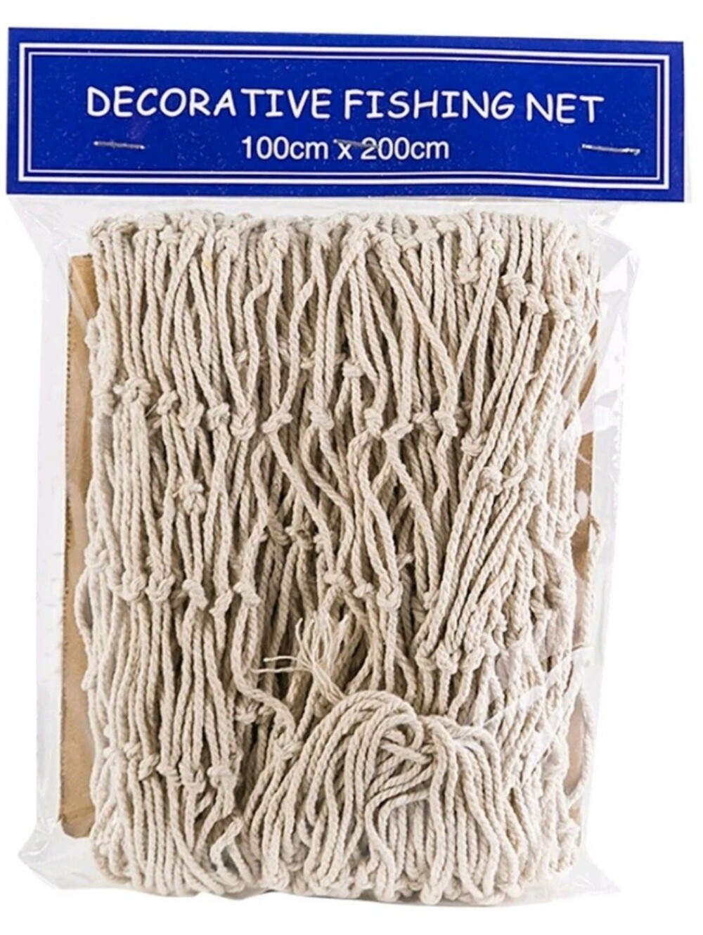 Piwvid Nautical Fishing Net Wall Hanging Decor 100x200cm LOT of 2 Beach Seaside
